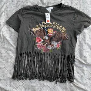 Fringe Tilly’s crop top NWT
